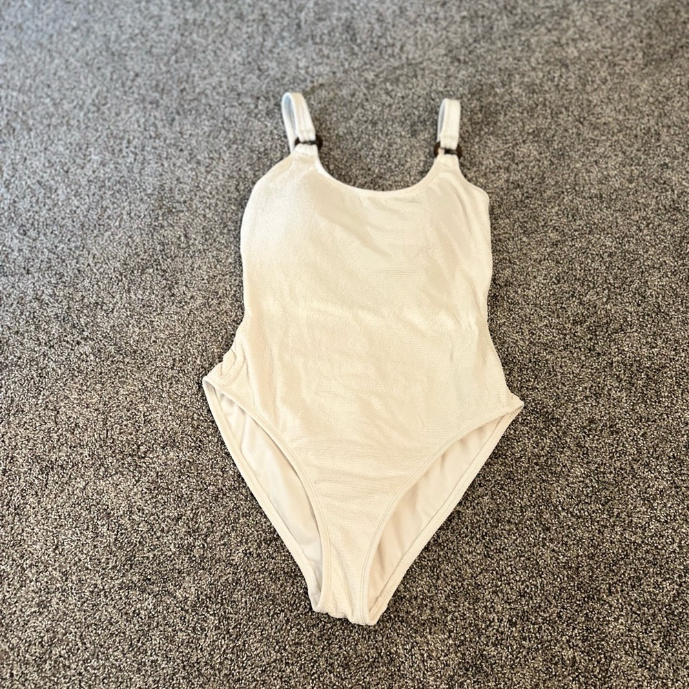 NWT - Shade & Shore White One-Piece Swimsuit